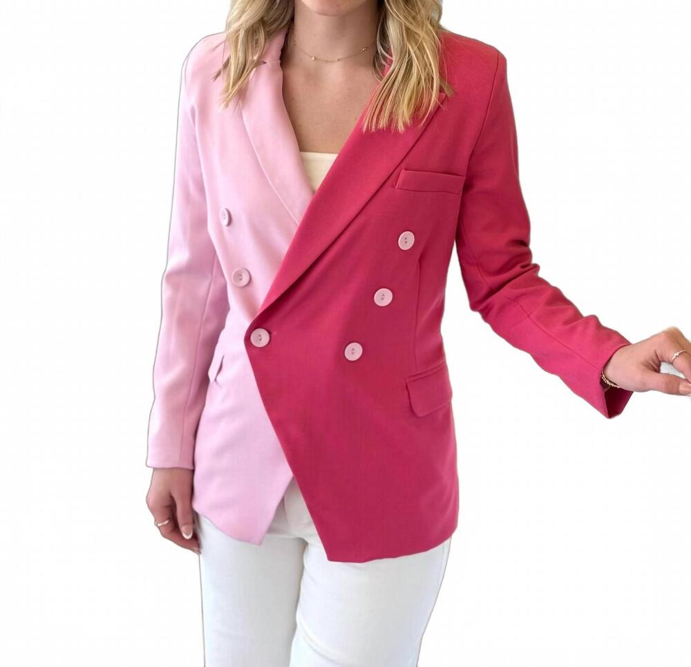 NEW AUREUM isabella blazer in pink
